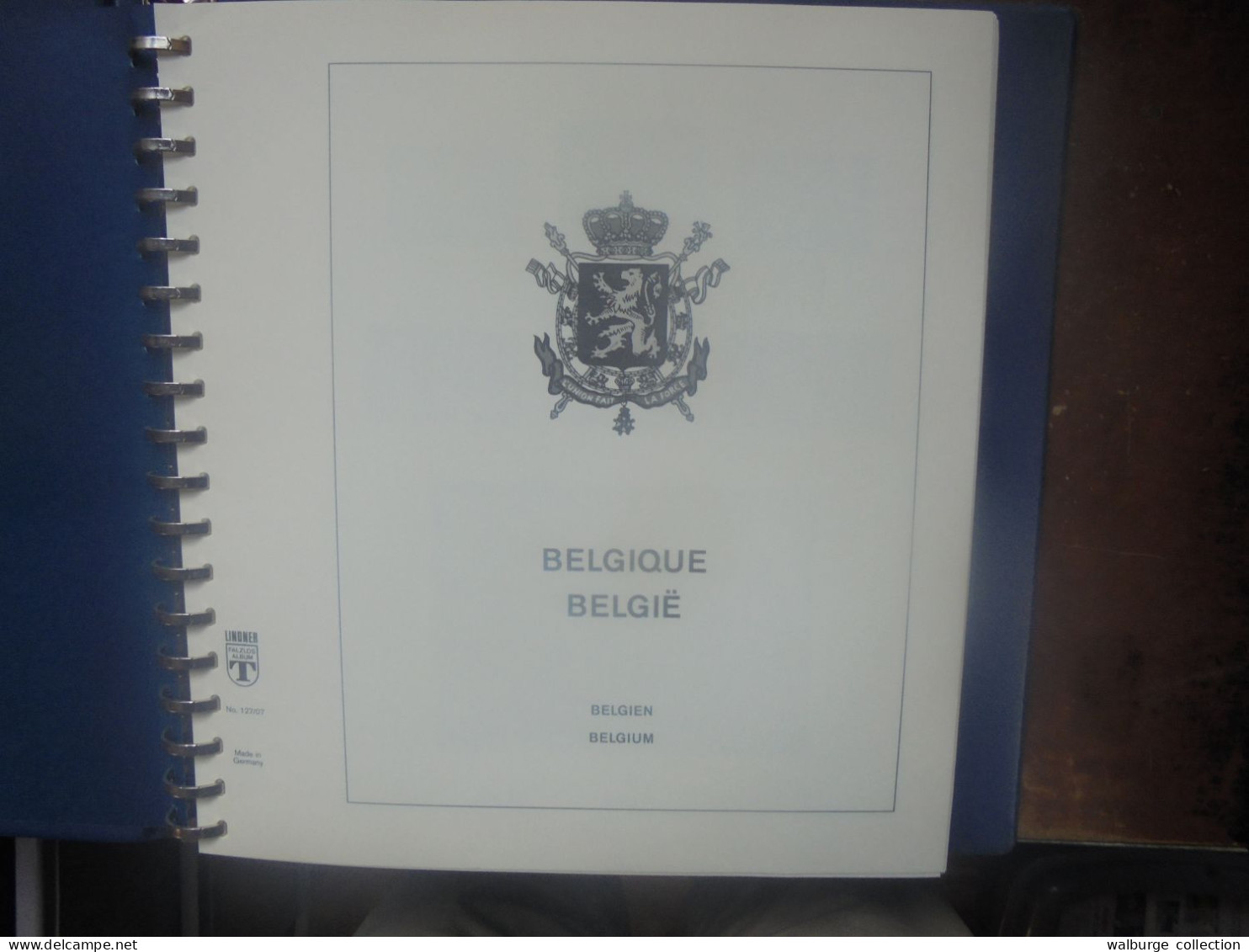 BELGIQUE Album "Lindner" 2005-2006-2007-2008 NEUF JAMAIS SERVI (2 KILOS 700) - Komplettalben