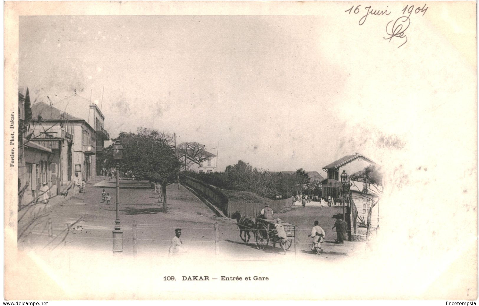 CPA Carte Postale Sénégal Dakar Entrée Et Gare  1904 VM80101ok - Senegal