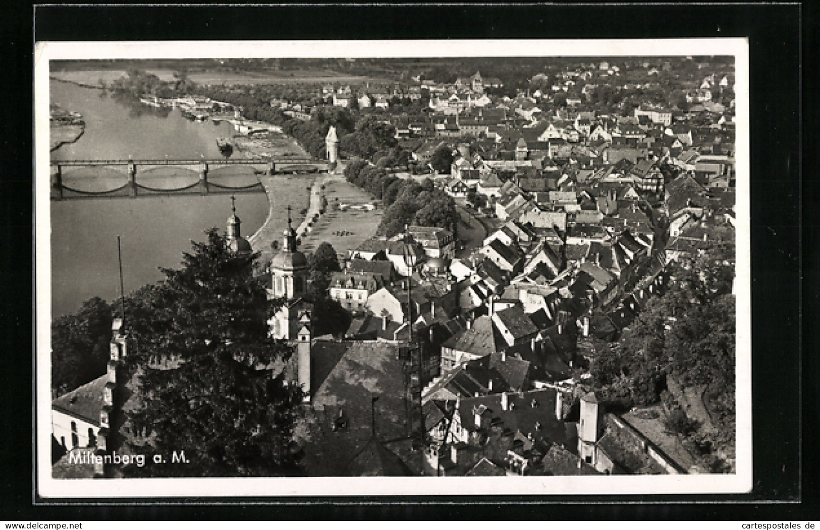 AK Miltenberg A. M., Blick über Dächer Und Fluss  - Miltenberg A. Main