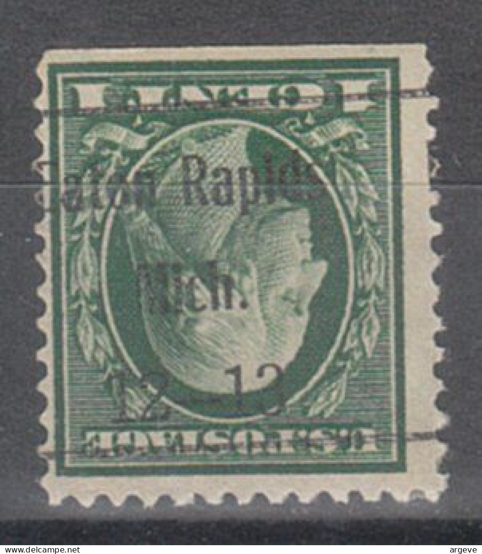 USA Precancel Vorausentwertungen Preo Locals Michigan, Eaton Rapids 1912-L-1 TS, Invert - Preobliterati