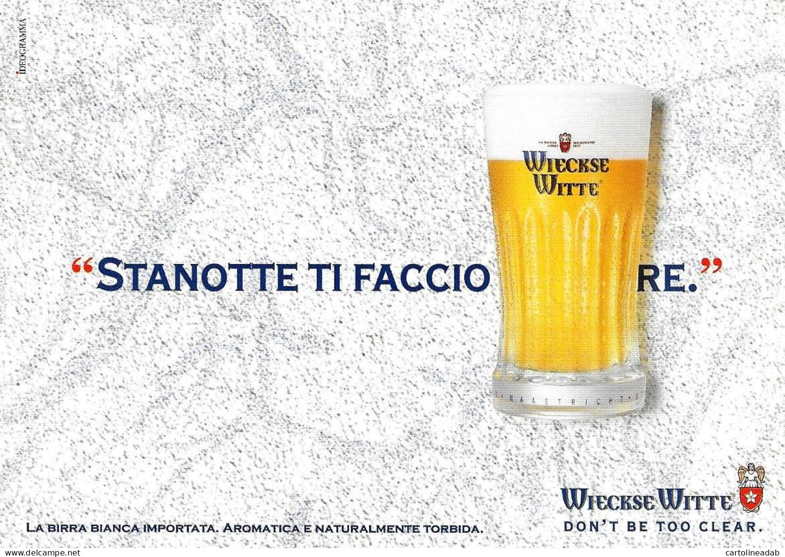 [MD9534] CPM - BIRRA WIECKSE WITTE - PROMOCARD 3888 - PERFETTA - Non Viaggiata - Publicité