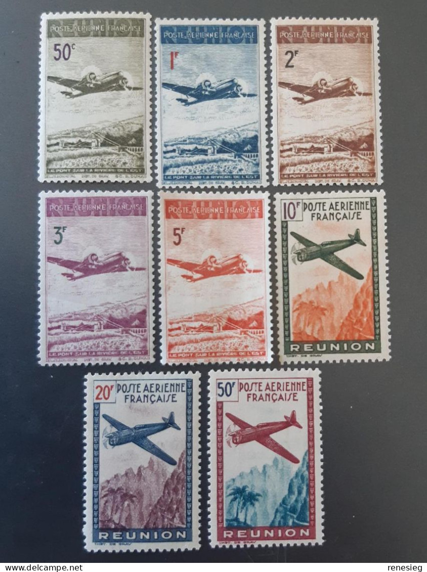 Réunion 1942 Yvert 9 MH - Poste Aérienne