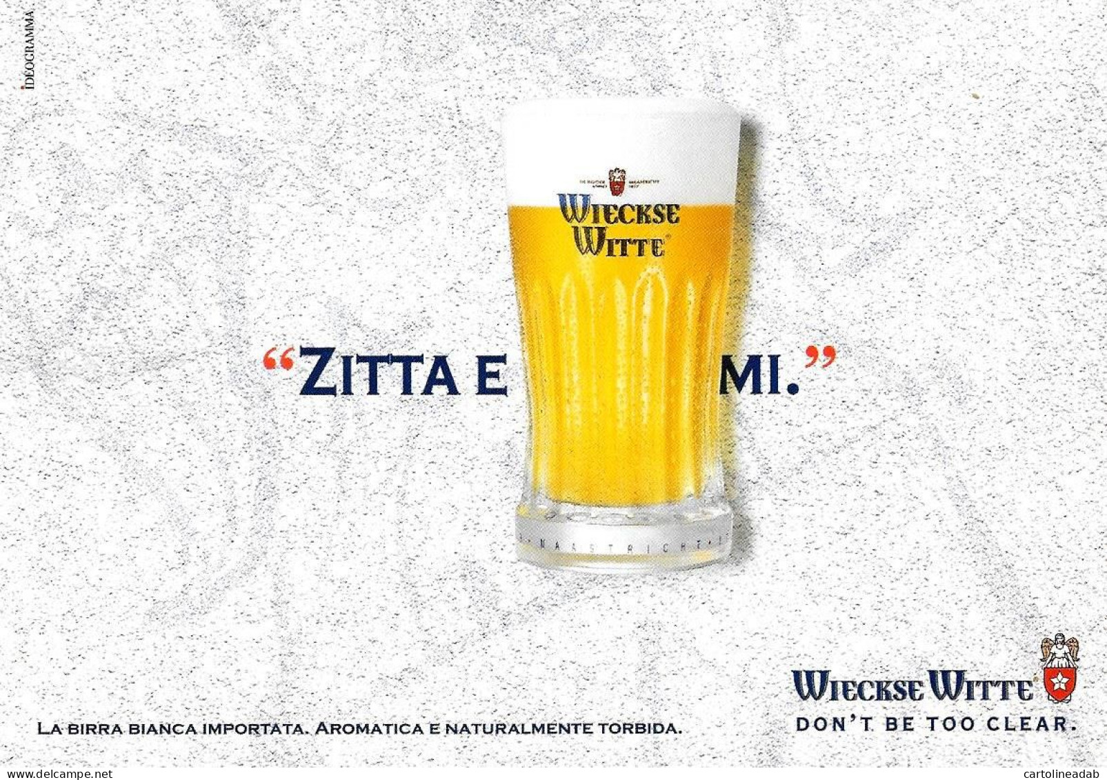 [MD9535] CPM - BIRRA WIECKSE WITTE - PROMOCARD 3925- PERFETTA - Non Viaggiata - Publicité