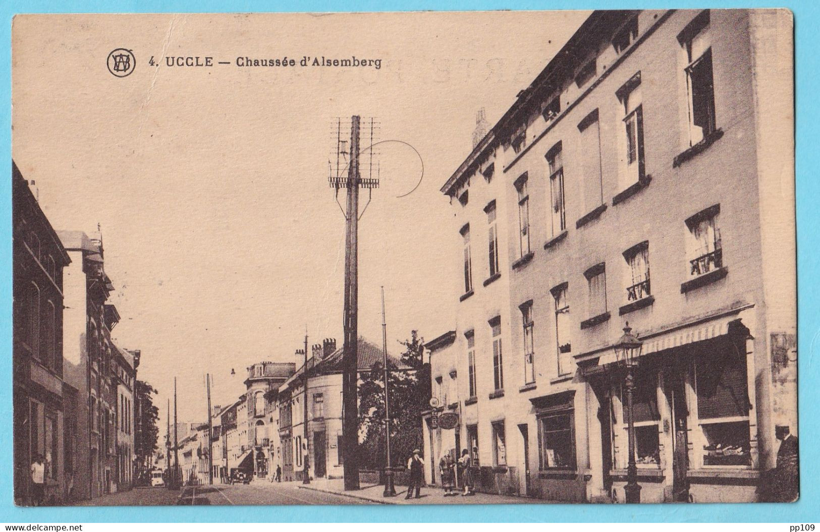 UCCLE UKKEL Chaussée D'Alsemberg  -pas Courante - 1937  - Uccle - Ukkel