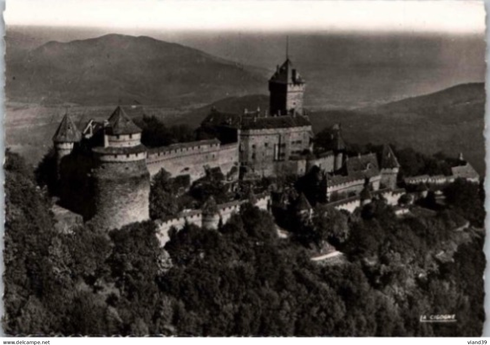 ORSCHWILLER.- Chateau Du HAUT-KOENIGSBOURG.  -   Non Circulée   Photo Aérienne - Other & Unclassified