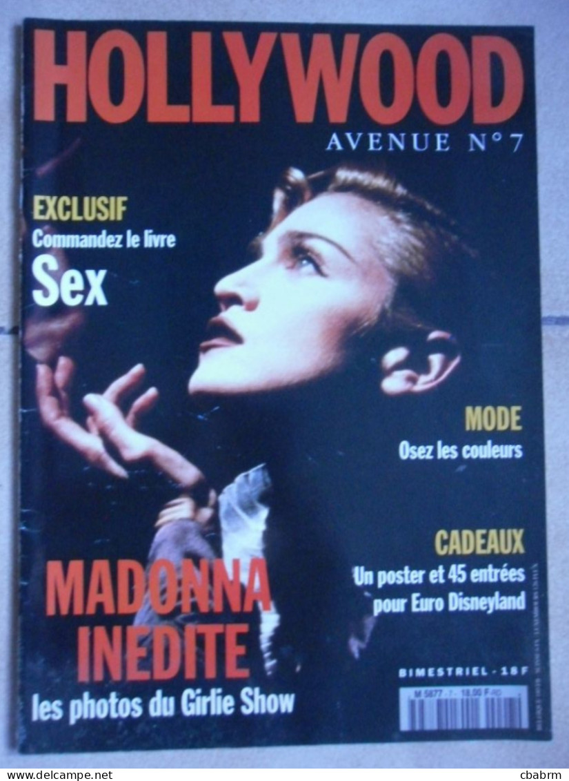 HOLLYWOOD AVENUE N° 7 SPECIAL MADONNA En 1994 TAKE THAT ANDIE Mac DOWELL - Musik