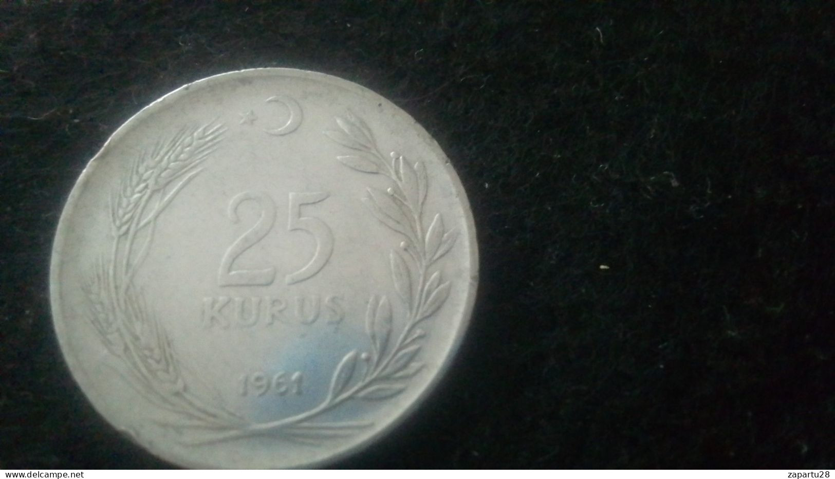 TÜRKİYE - 1961--   25   KURUŞ - Turkey