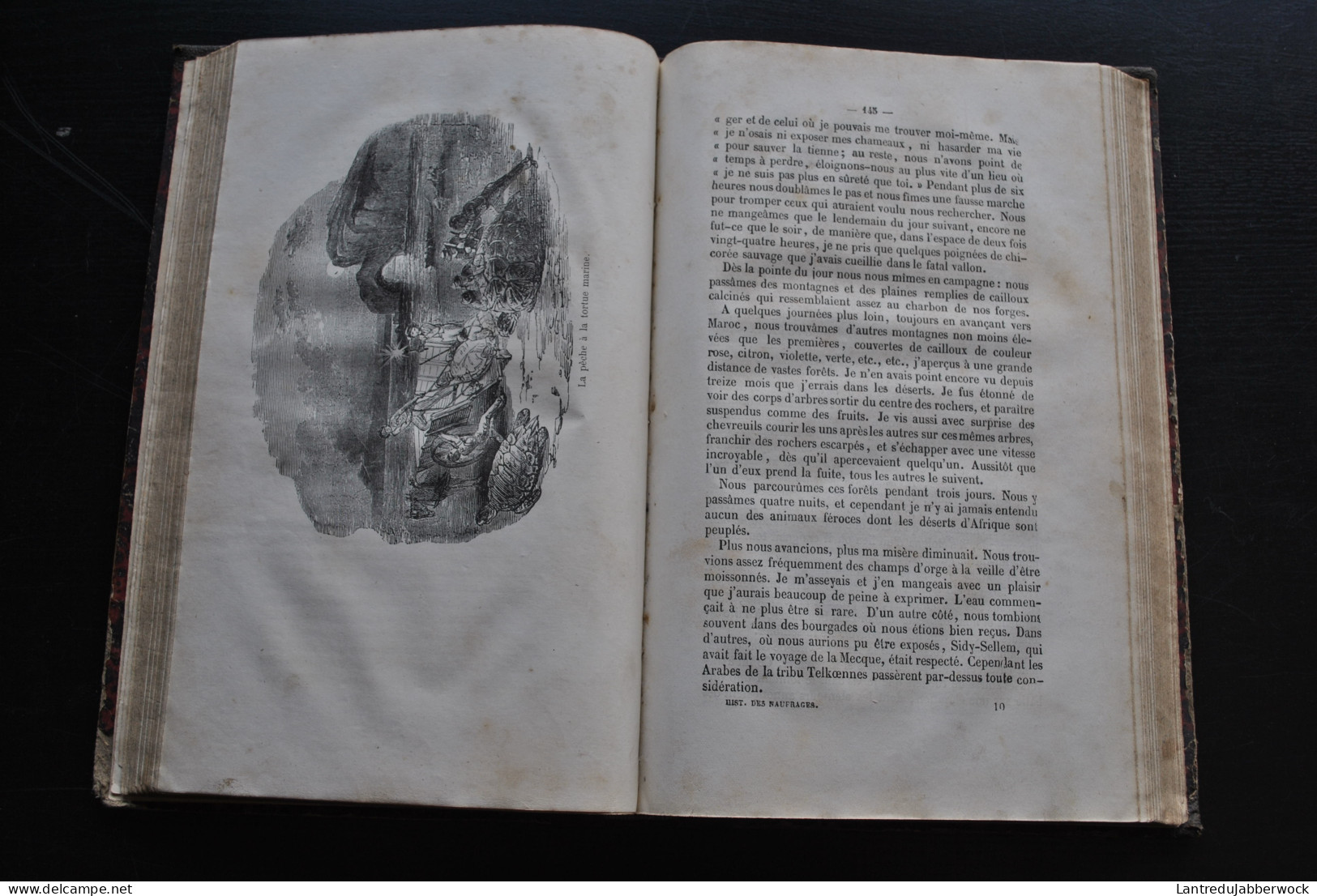 LEBLANC ‎‎Histoire Des Naufrages Comprenant Ceux De La Pérouse Et De La Méduse Et Autres Naufrages Célèbres + Gravures  - 1801-1900