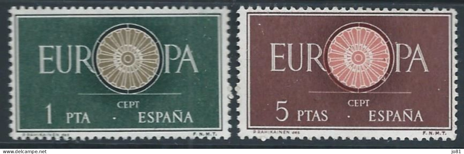 Espagne YT 975-976 Neuf Sans Charnière - XX - MNH Europa 1960 - Unused Stamps