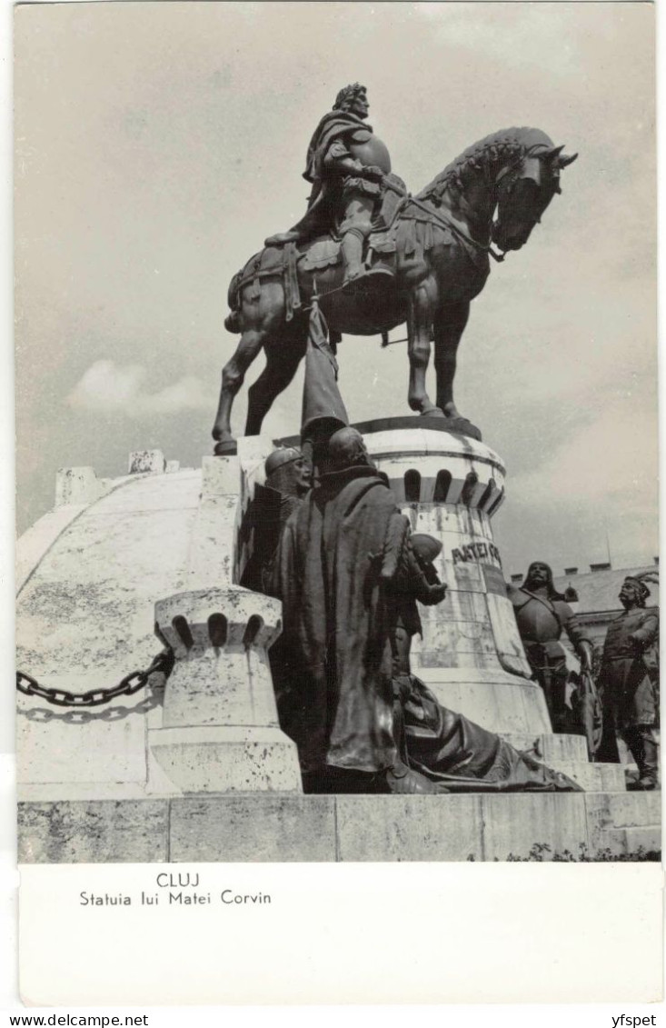 Cluj - Matei Corvin Statue - Rumänien