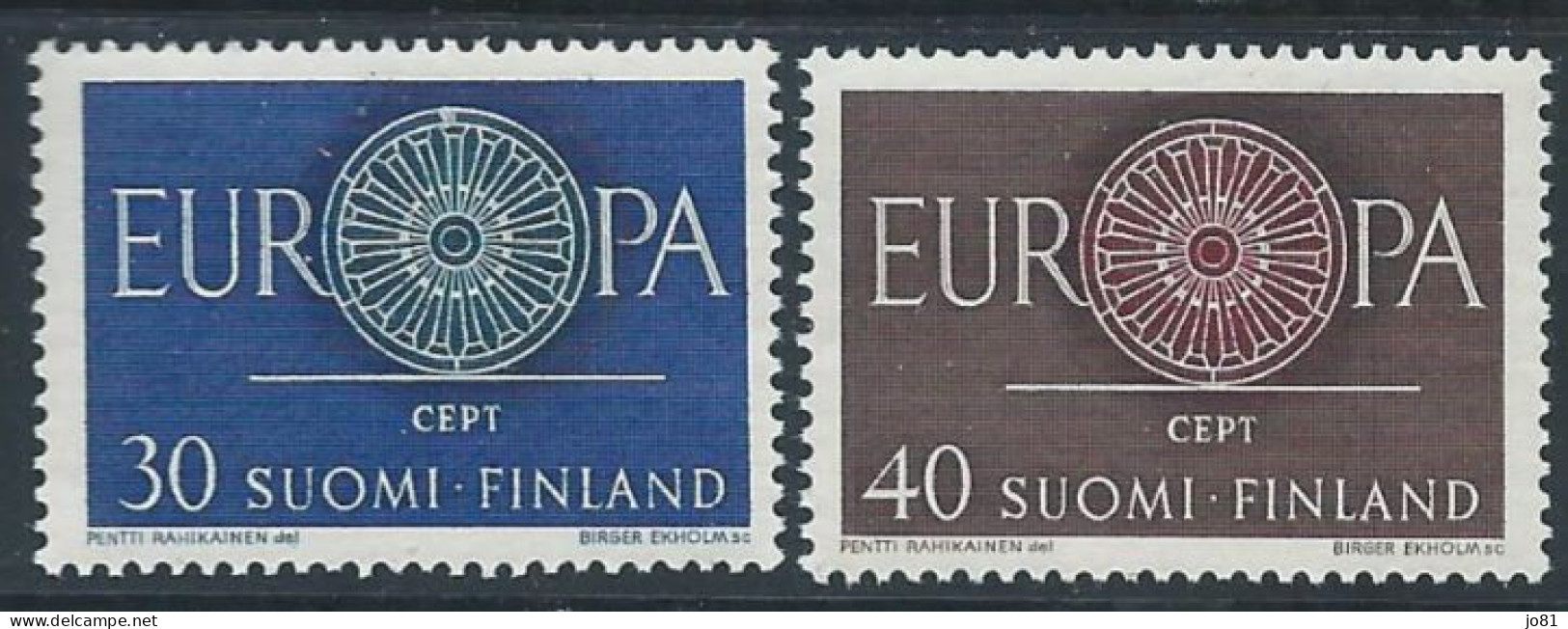 Finlande YT 501-502 Neuf Sans Charnière - XX - MNH Europa 1960 - Ongebruikt