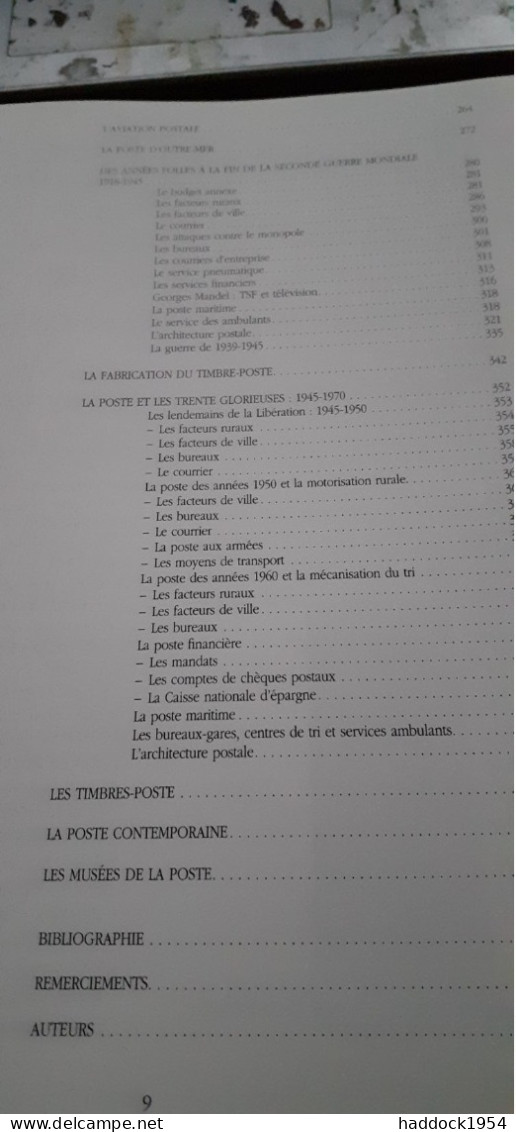 Le Patrimoine De La Poste JEAN-LUC FLOHIC FLOHIC éditions 1996 - Geschiedenis