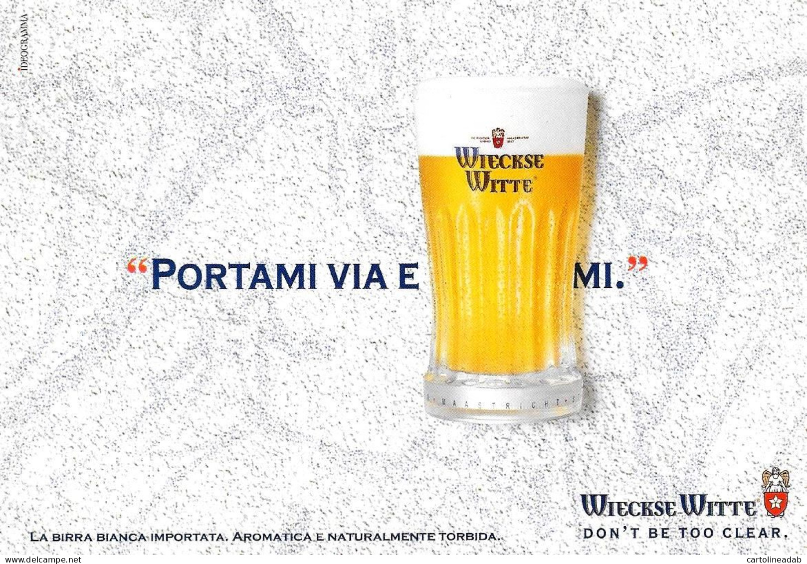 [MD5414] CPM - BIRRA - WIECKSE WITTE - PROMOCARD 3926 - PERFETTA - Non Viaggiata - Advertising