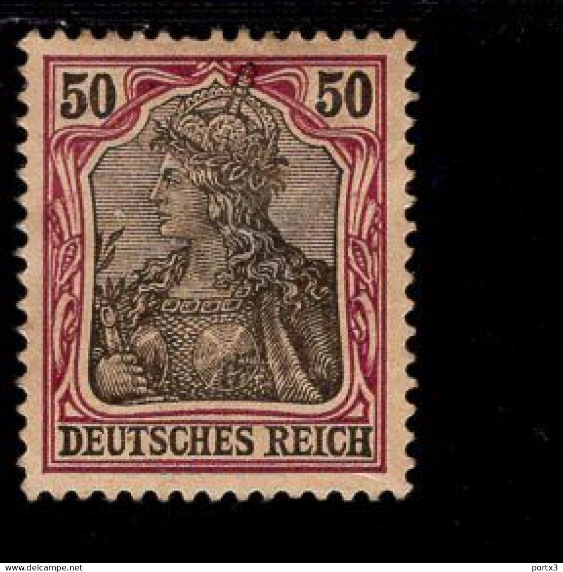 Deutsches Reich 76 Germania Mint MLH * Falz - Unused Stamps