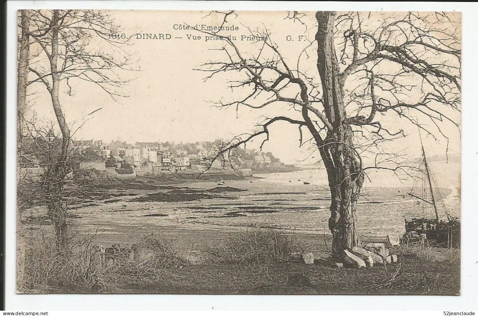 Vue Prise Du Prieuré Rare    1902   N° 1816 - Dinard