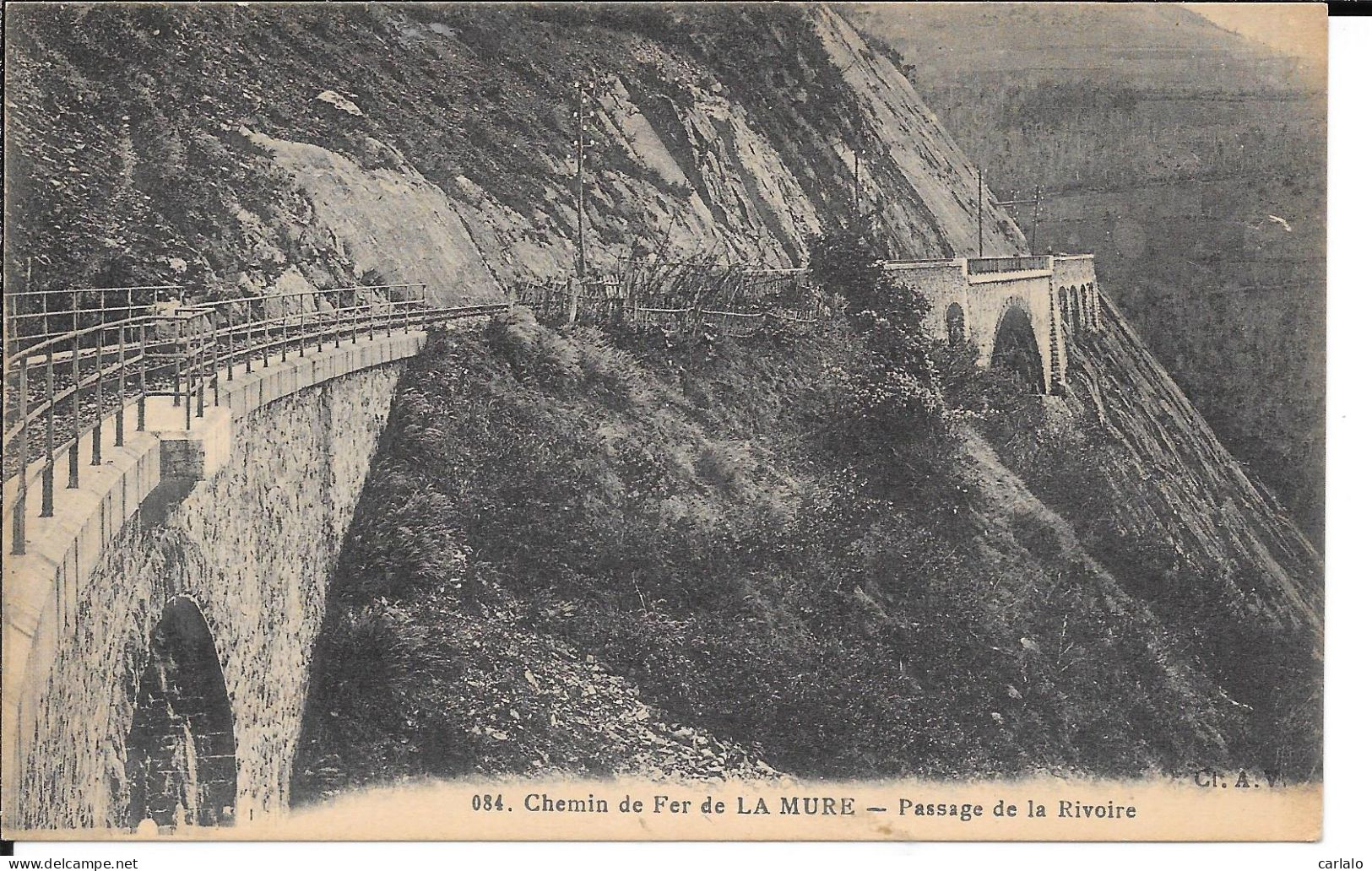 Cpa 738 LA MURE Passage Rivoire - La Mure