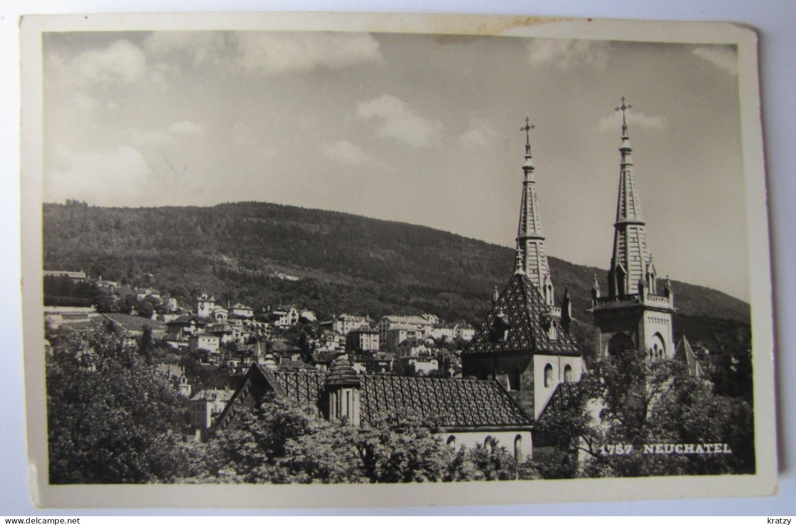 SUISSE - NEUCHÂTEL - VILLE - Vue Générale - 1955 - Neuchâtel