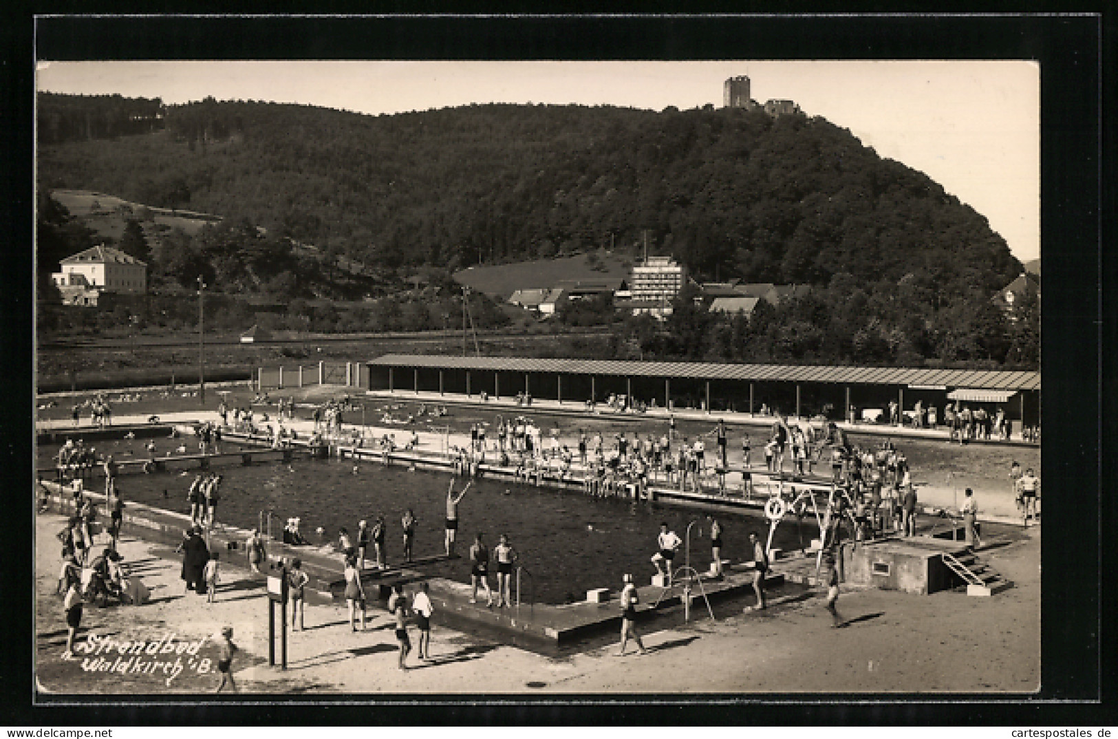 AK Waldkirch I. Br., Blick Ins Strandbad  - Waldkirch