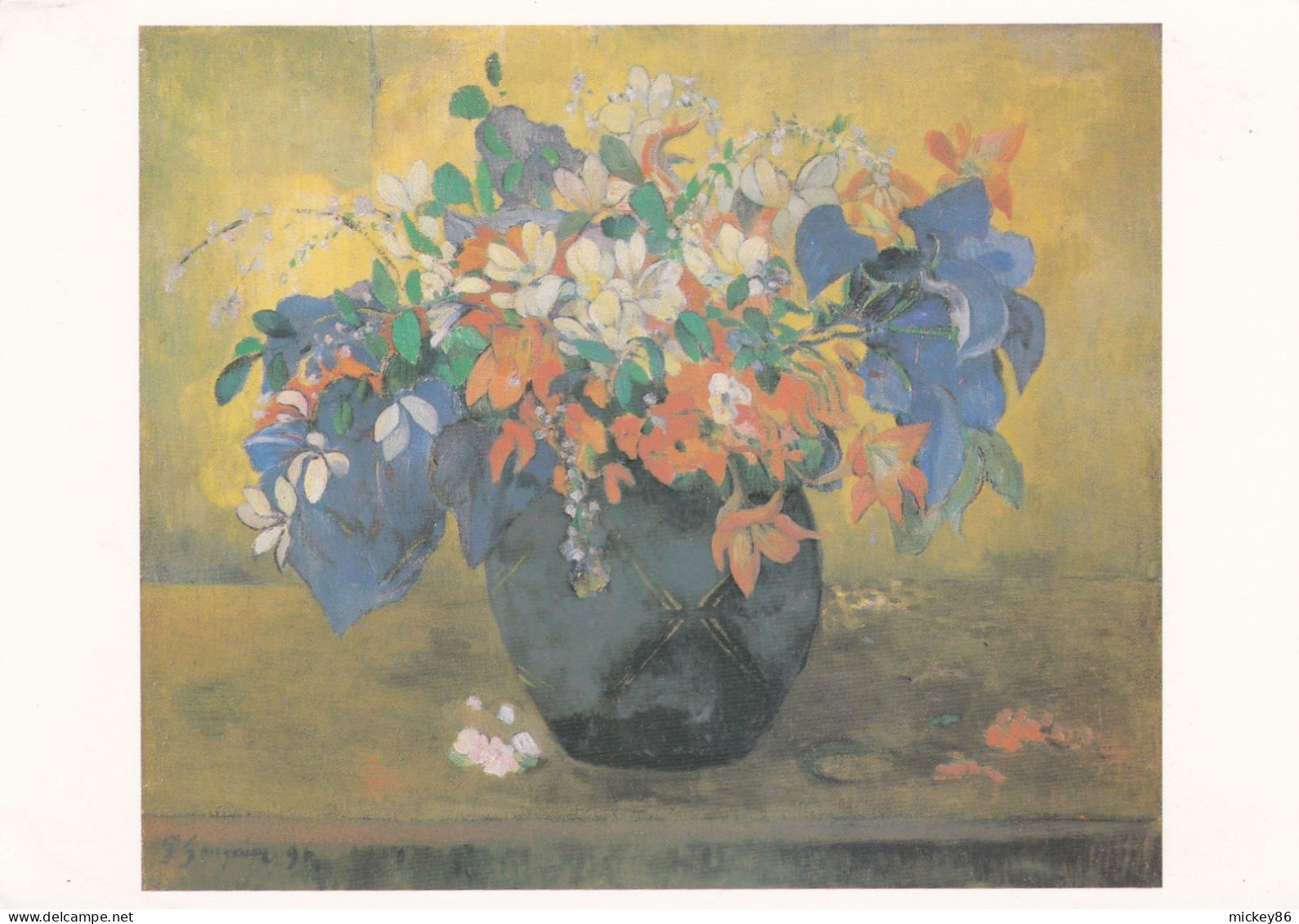 Arts-Peinture-Tableaux--P..GAUGUIN --A Vase Of Flowers -- - Schilderijen