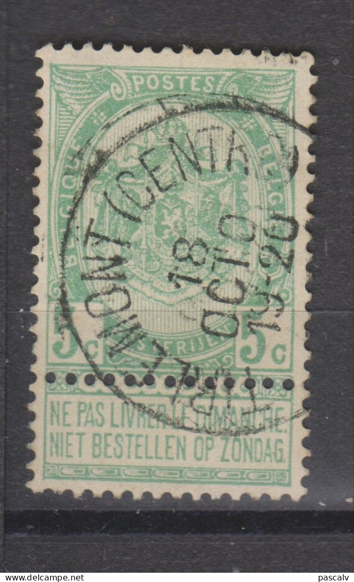 COB 56 Oblitération Centrale TIRLEMONT (CENTRE) - 1893-1907 Wappen