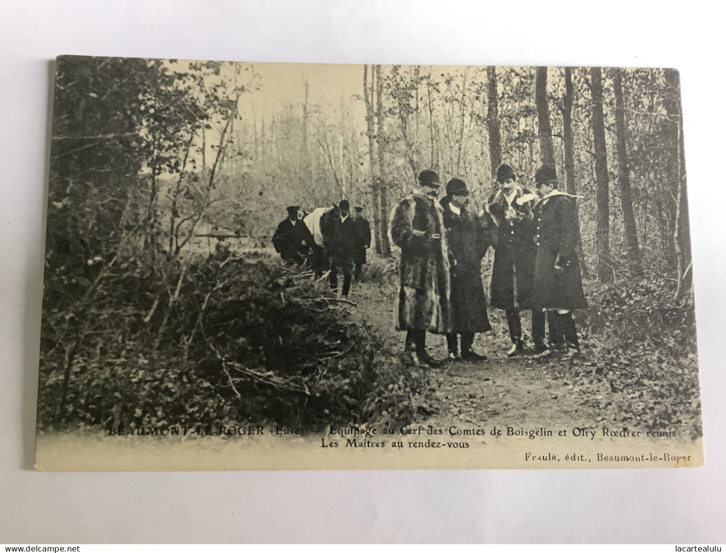 Chasse à Courre Beaumont Le Roger . - Jagd