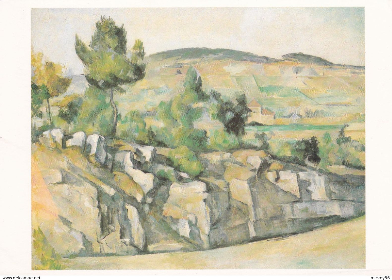 Arts-Peinture-Tableaux--P.CEZANNE  -- Mountains In Provence  -- - Malerei & Gemälde