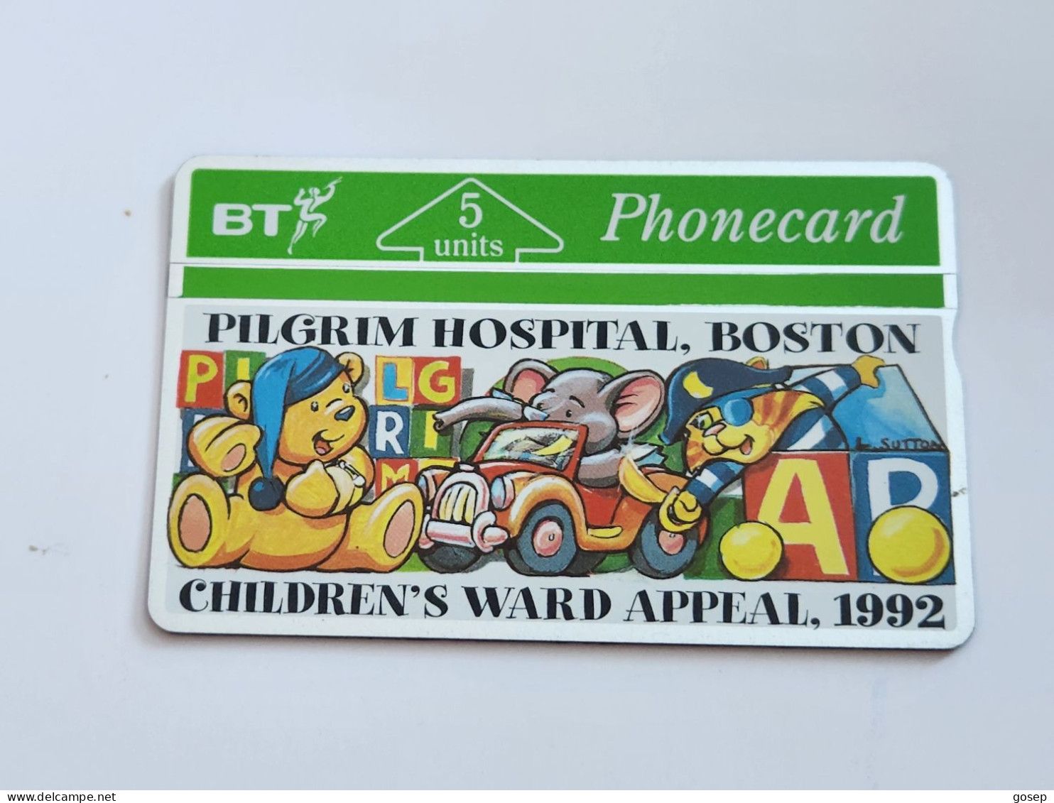 United Kingdom-(BTG-059)-Pilgrim Hospital Bostan-(87)(5units)(224E46104)(tirage-500)(price Cataloge-12.00£-mint) - BT Emissioni Generali