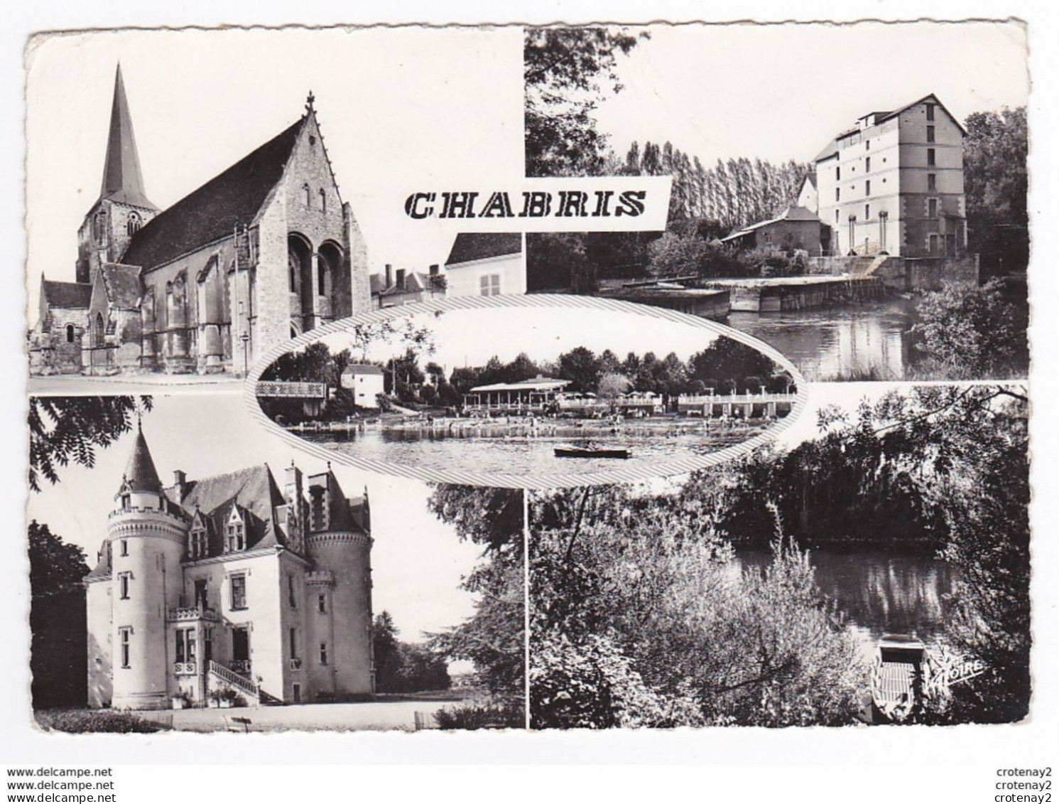 36 CHABRIS Vers Valençay N°15 566 Eglise Moulin Château De CAMPOIX En 1967 - Autres & Non Classés