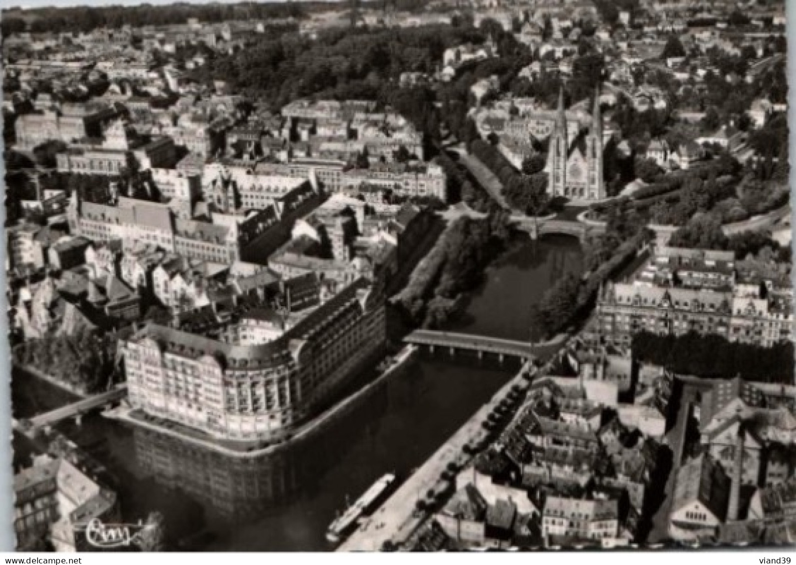 STRASBOURG. - L'ESCA Et L'église St Paul.     -   Non Circulée   Photo Véritable. - Strasbourg