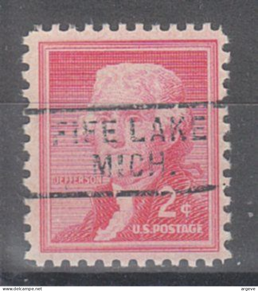 USA Precancel Vorausentwertungen Preo Locals Michigan, Fife Lake 729 - Precancels