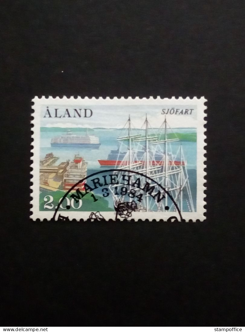 ALAND MI-NR. 7 GESTEMPELT(USED) SCHIFFE 1984 REEDEREIVEREINIGUNG - Ålandinseln