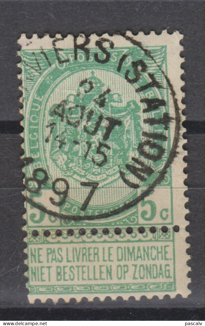 COB 56 Oblitération Centrale VERVIERS (STATION) - 1893-1907 Wappen