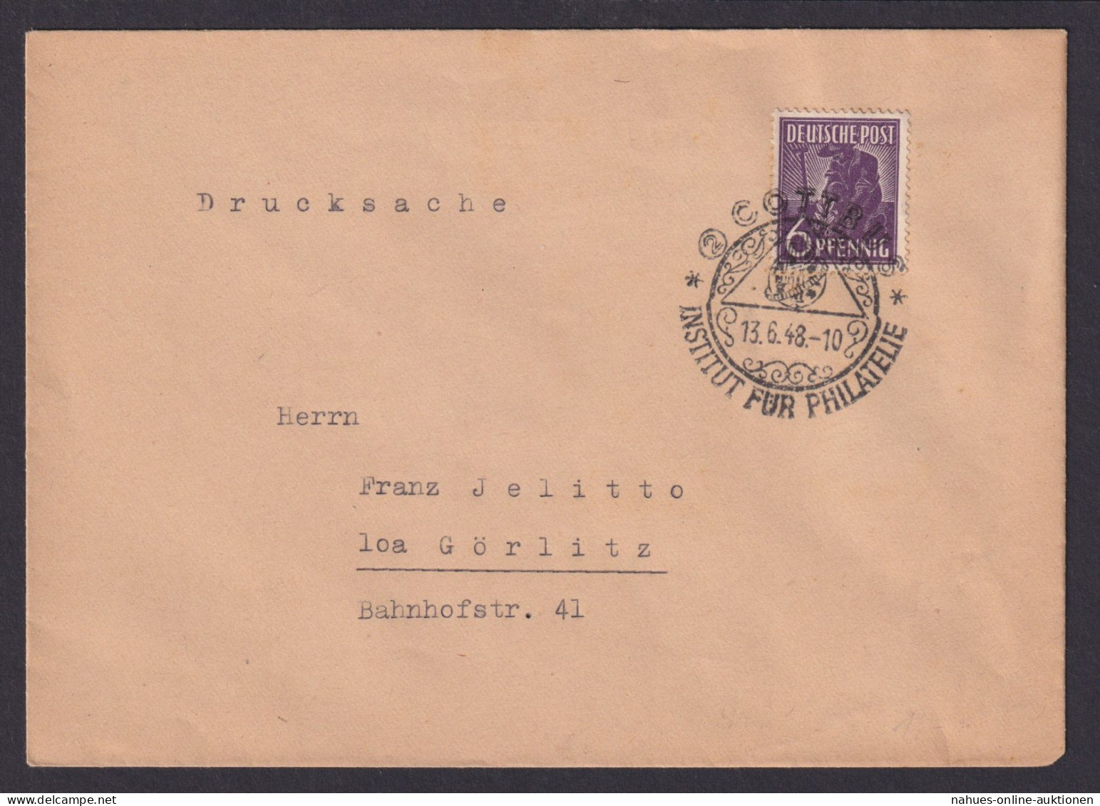 Cottbus All. Besetzung Brief Toller SST Philatelie Briefmarkenhandel Paul Wiebel - Autres & Non Classés