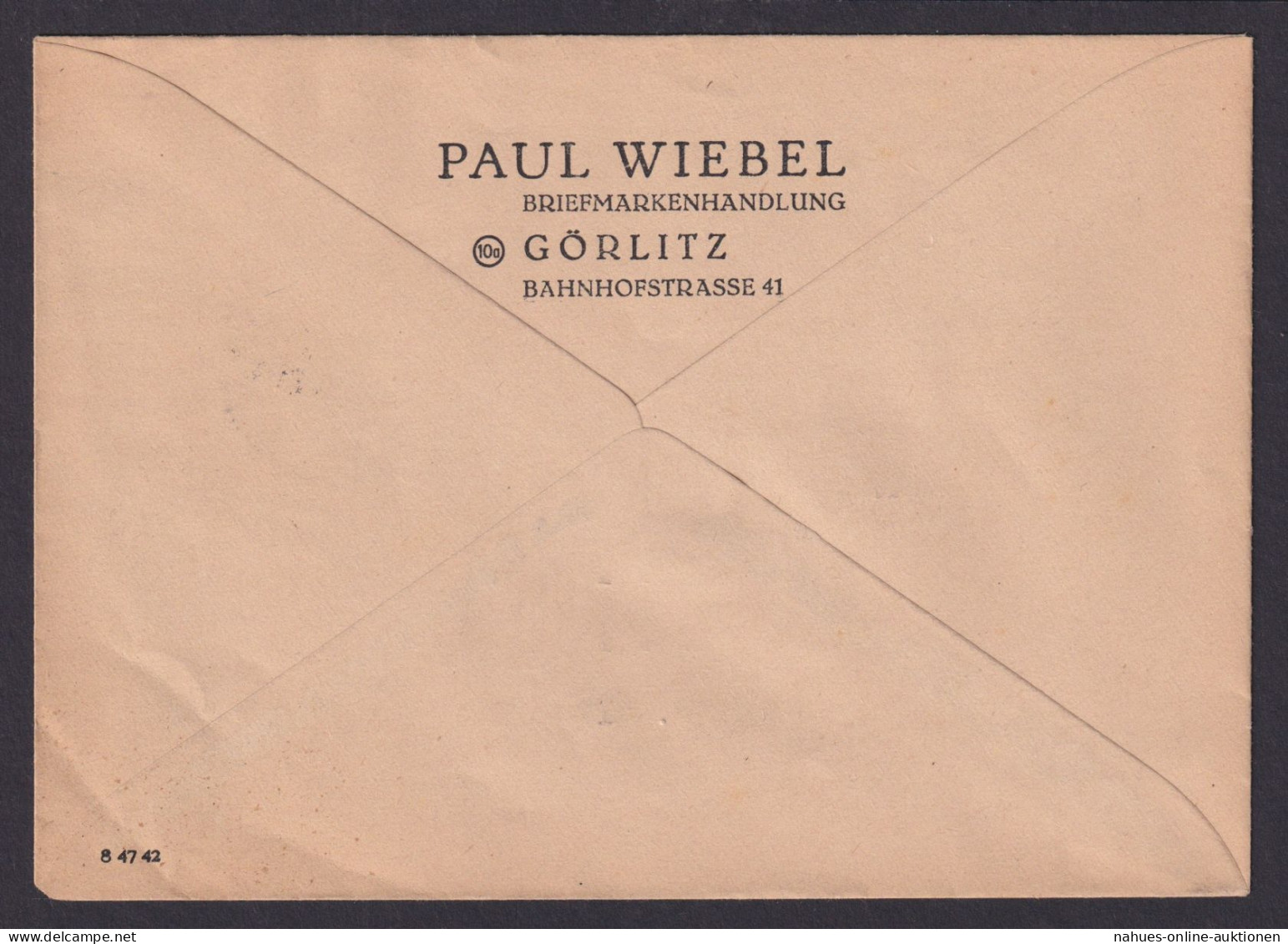 Cottbus All. Besetzung Brief Toller SST Philatelie Briefmarkenhandel Paul Wiebel - Andere & Zonder Classificatie