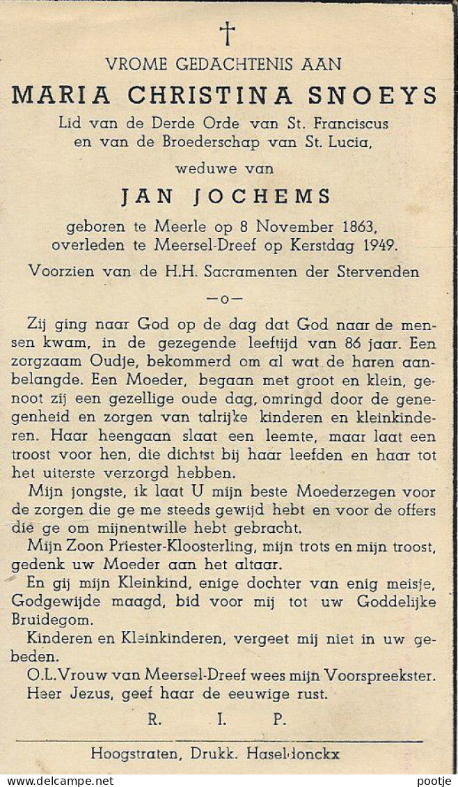 Jan Jochems Meerle Meersel-Dreef - Godsdienst & Esoterisme