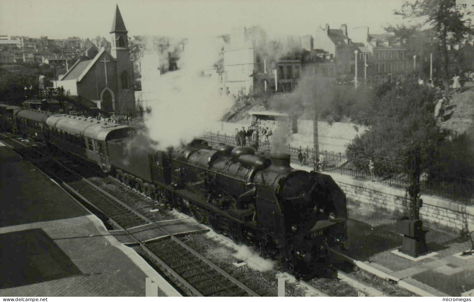 231 E 43 - Photo G. Curtet, Août 1956 - Trains