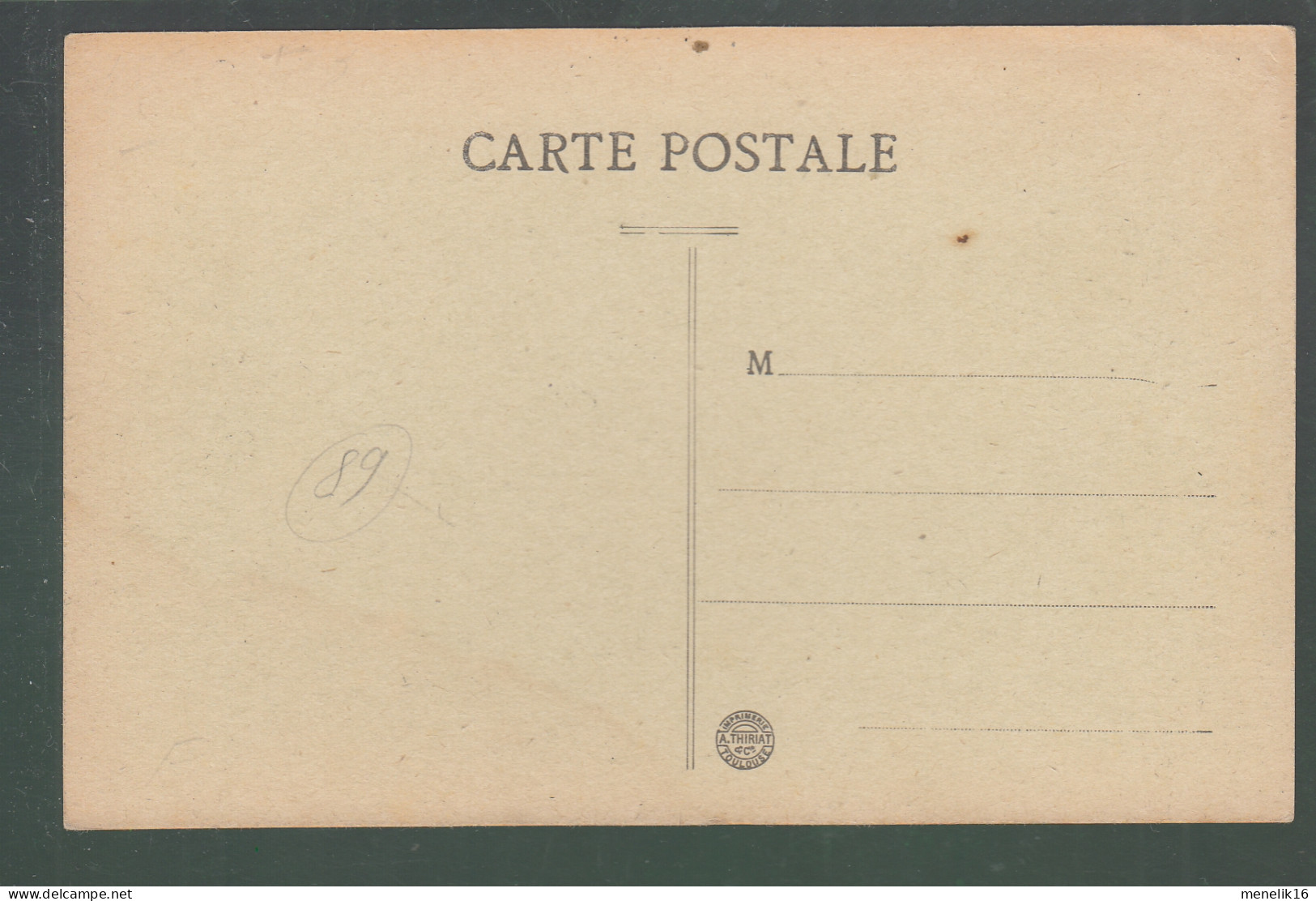 CP - 89 - Fontaine-la-Gaillarde - Otros & Sin Clasificación