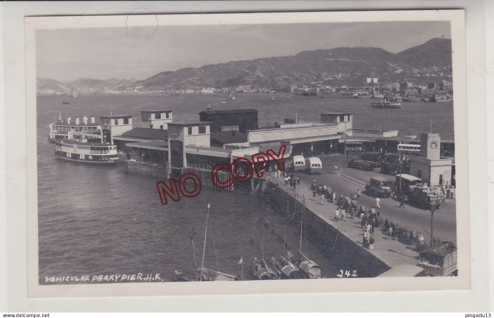 Chine China Hong Kong Vehicular Perry Pier Années 50 Non Circulé Excellent état - China (Hong Kong)