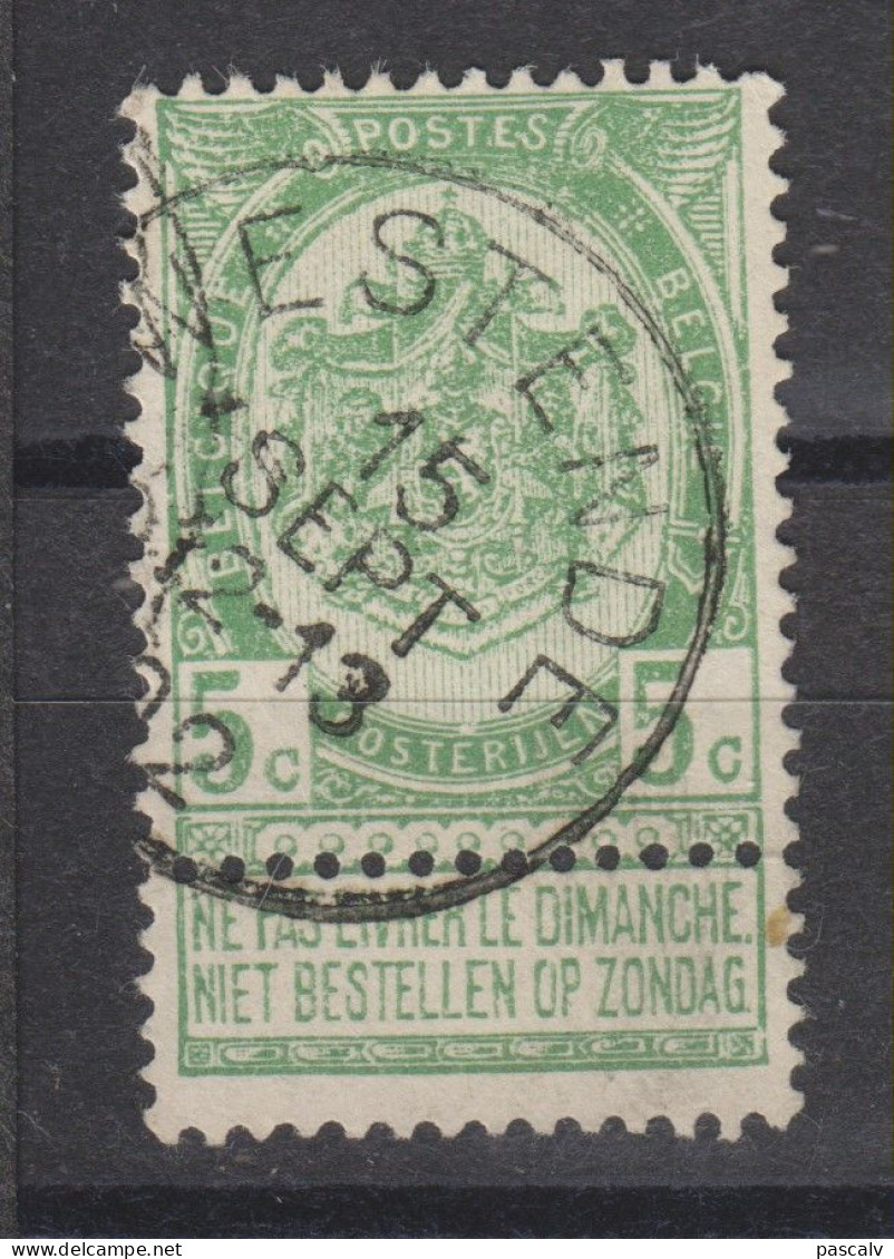 COB 56 Oblitération Centrale WESTENDE - 1893-1907 Wappen