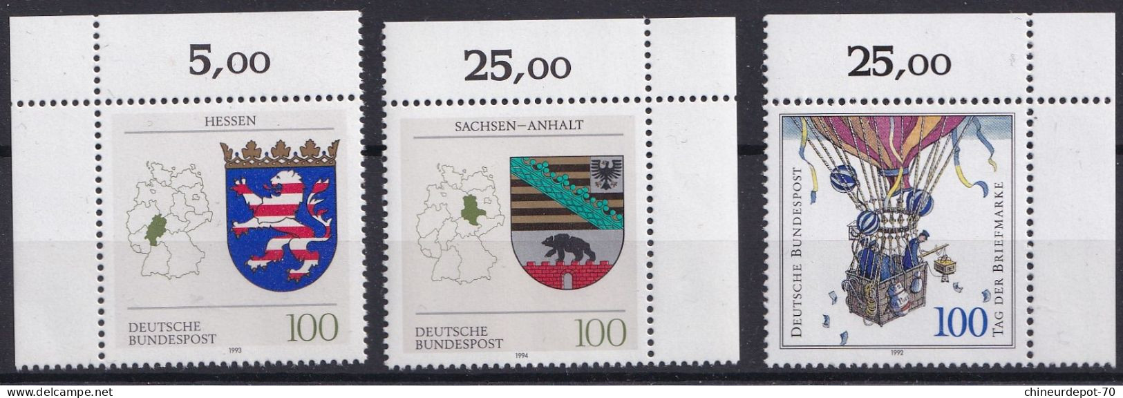 Deutsche Bundespost Bord De Feuilles  Neufs Sans Charnières ** - Unused Stamps