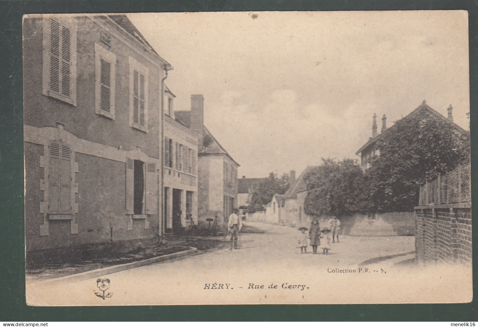 CP - 89 - Héry - Rue De Cevry - Hery