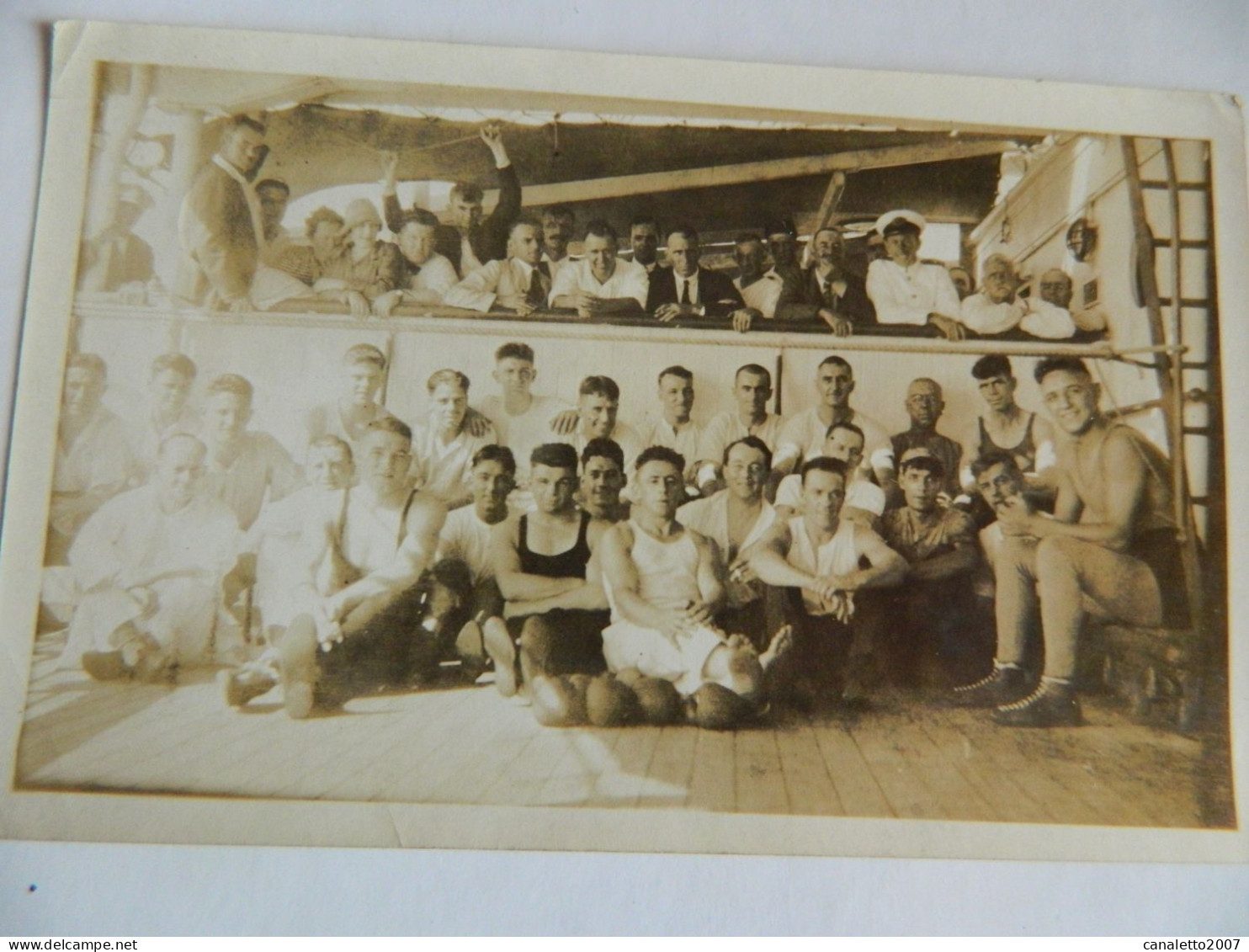 BOXE +FUMAY (FRANCE ARDENNES) :TRES BELLE PHOTO 14X9 ORIGINALE  DE IVAN LAFFINEUR  AVEC TOUTE L'EQUIPE SUR LE NIAGARA - Boksen