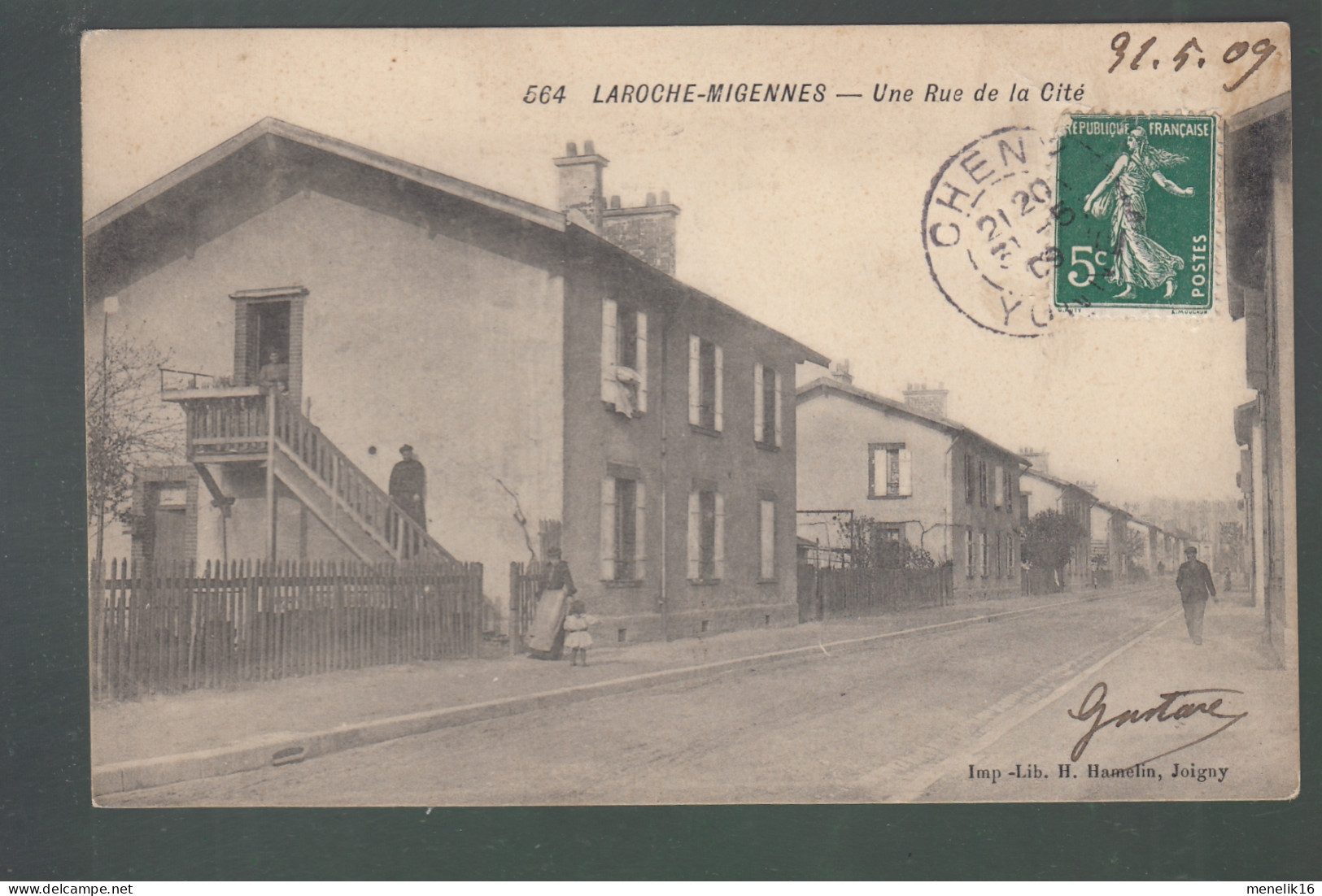 CP - 89 - Laroche-Migennes - Une Rue De La Cité - Migennes