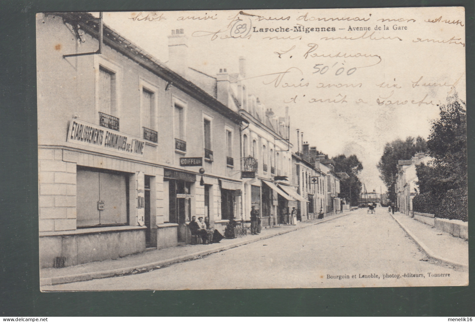 CP - 89 - Laroche-Migennes - Avenue De La Gare - Migennes