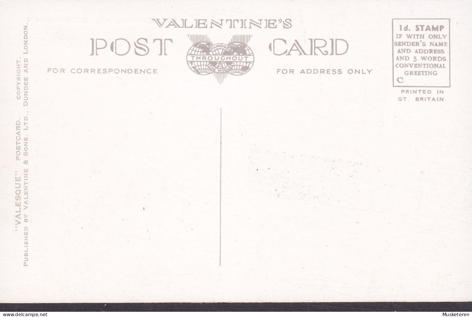 United Kingdom PPC The Cathedral, Birmingham 'Valesque' Valentine's Postcard (2 Scans) - Birmingham