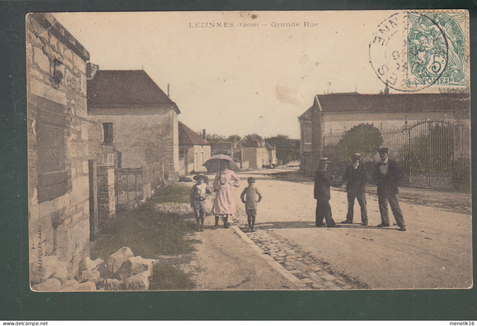 CP - 89 - Lézynnes - Grande Rue - Sonstige & Ohne Zuordnung