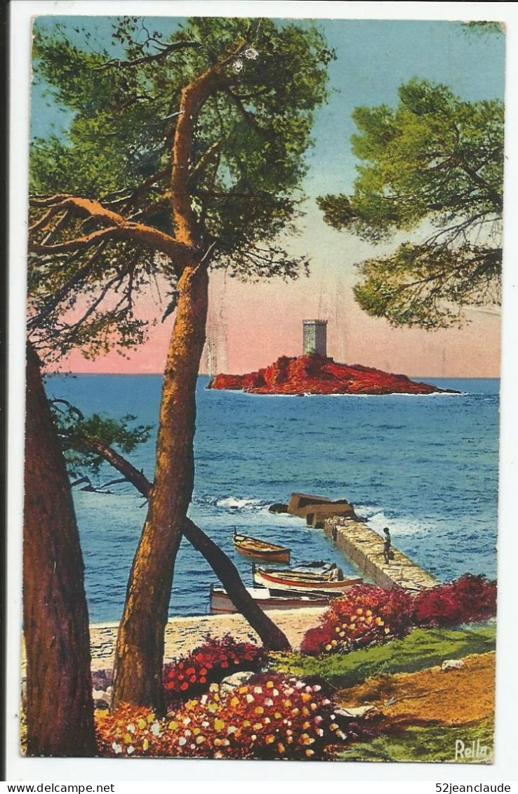 Route De La Corniche D'Or L'Ile D'Or Entre Agay Et Saint Raphael Rare     1930     N° 1211 - Sonstige & Ohne Zuordnung