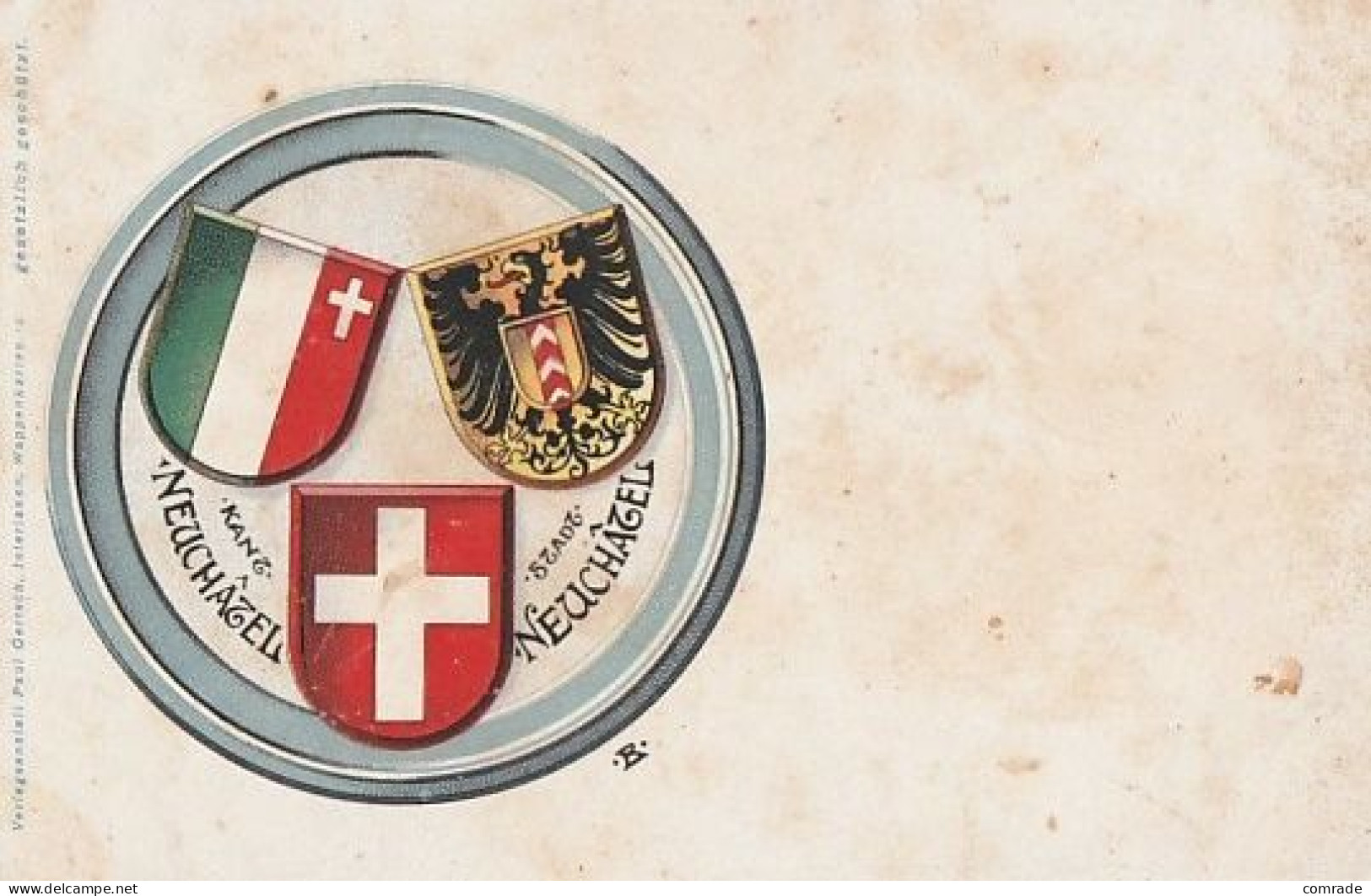 Switzerland Neuchatel Emblem - Altri & Non Classificati