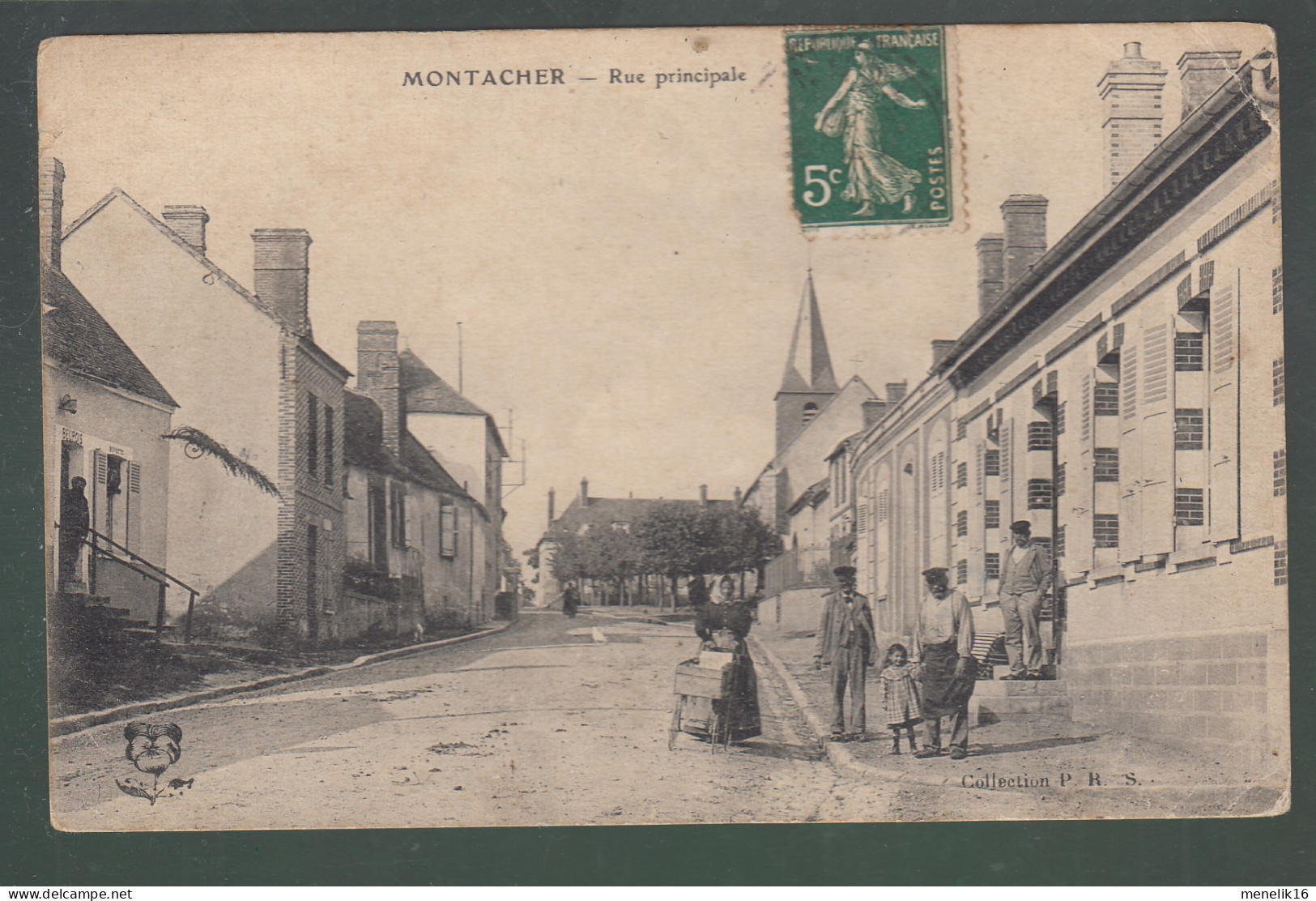 CP - 89 - Montacher - Rue Principale - Andere & Zonder Classificatie