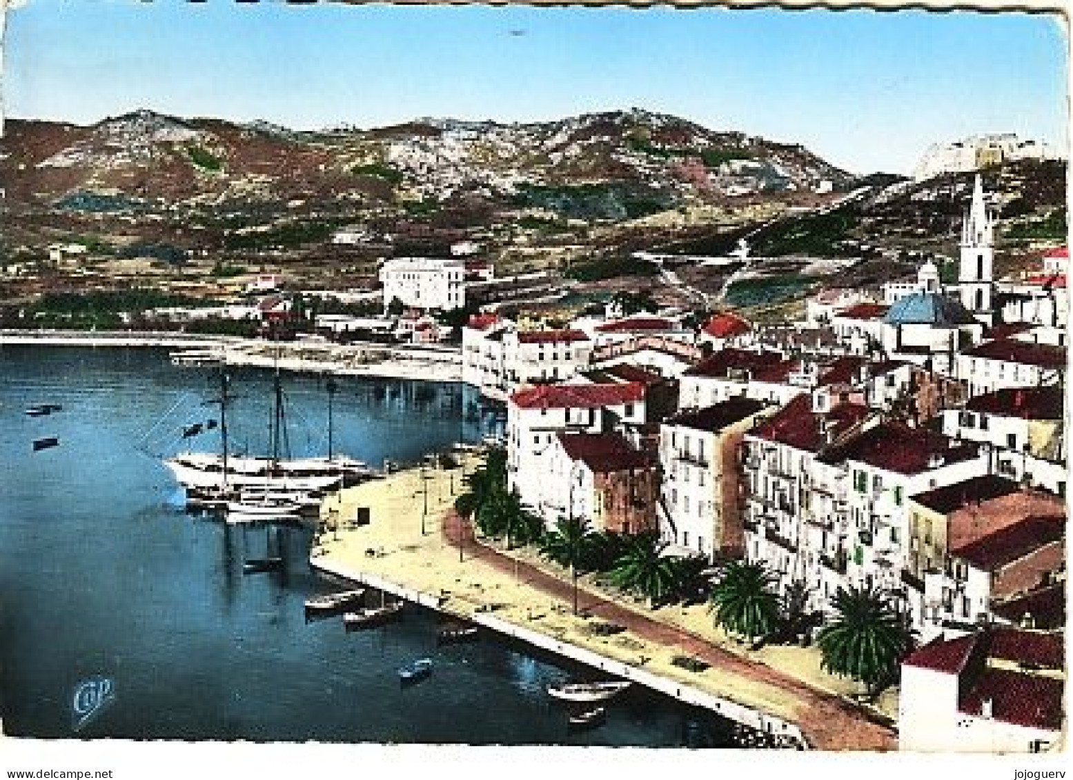 Calvi Les Quais ( Voilier Trois Mats, église - Calvi